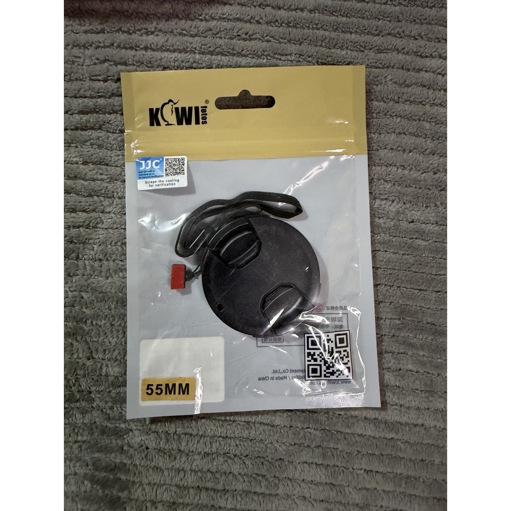 JJC 55mm Front Lens Cap Cover + Elastic Anti-Loss Cap Keeper Leash for Sony E...